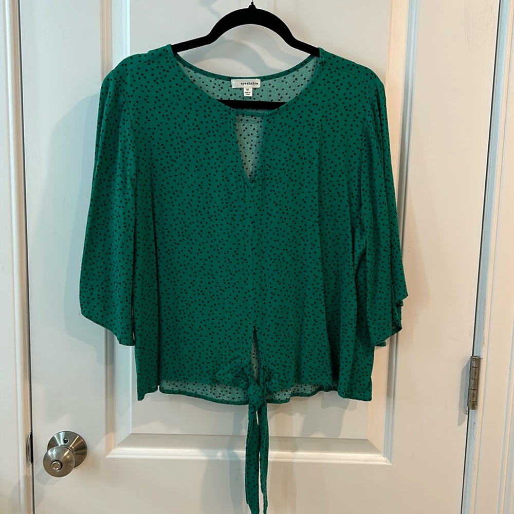 Eyeshadow Women’s Green Blouse Size: Medium